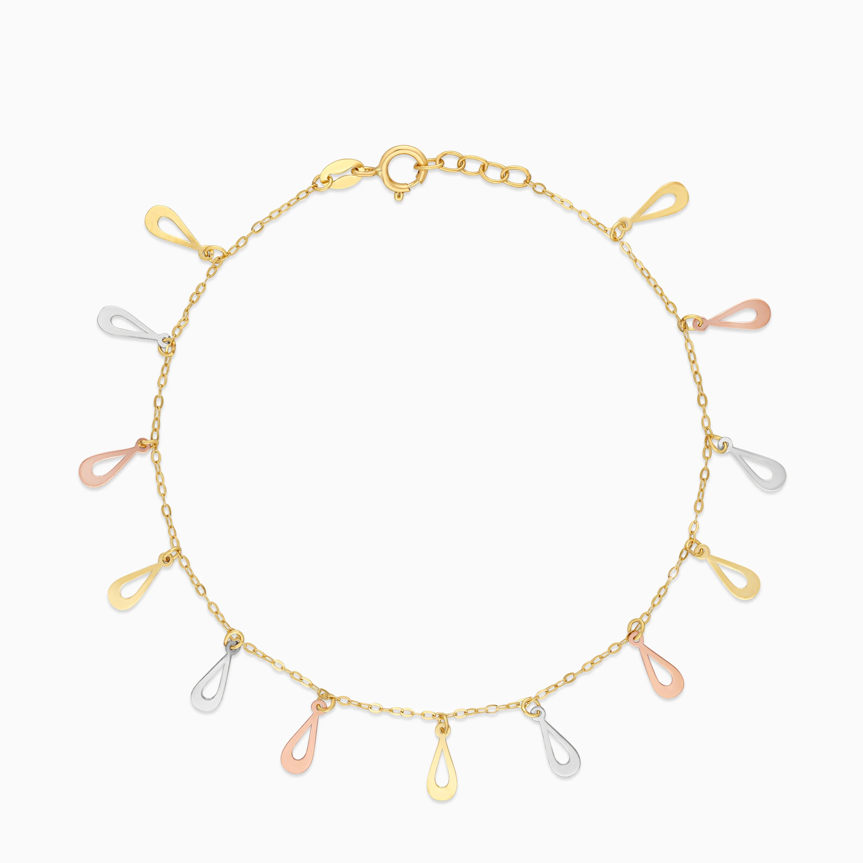 18K Multi-colour Charm Bracelet - Image 2