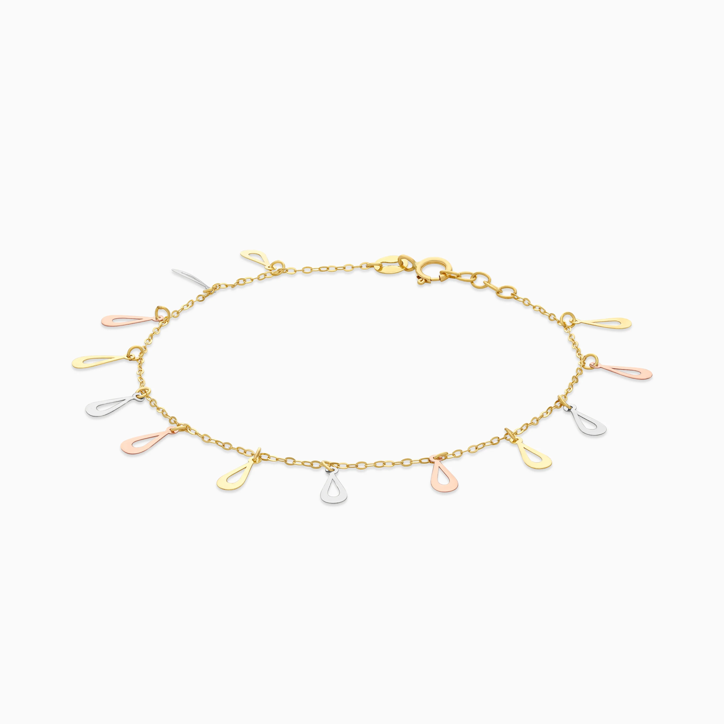18K Multi-colour Charm Bracelet - Image 3