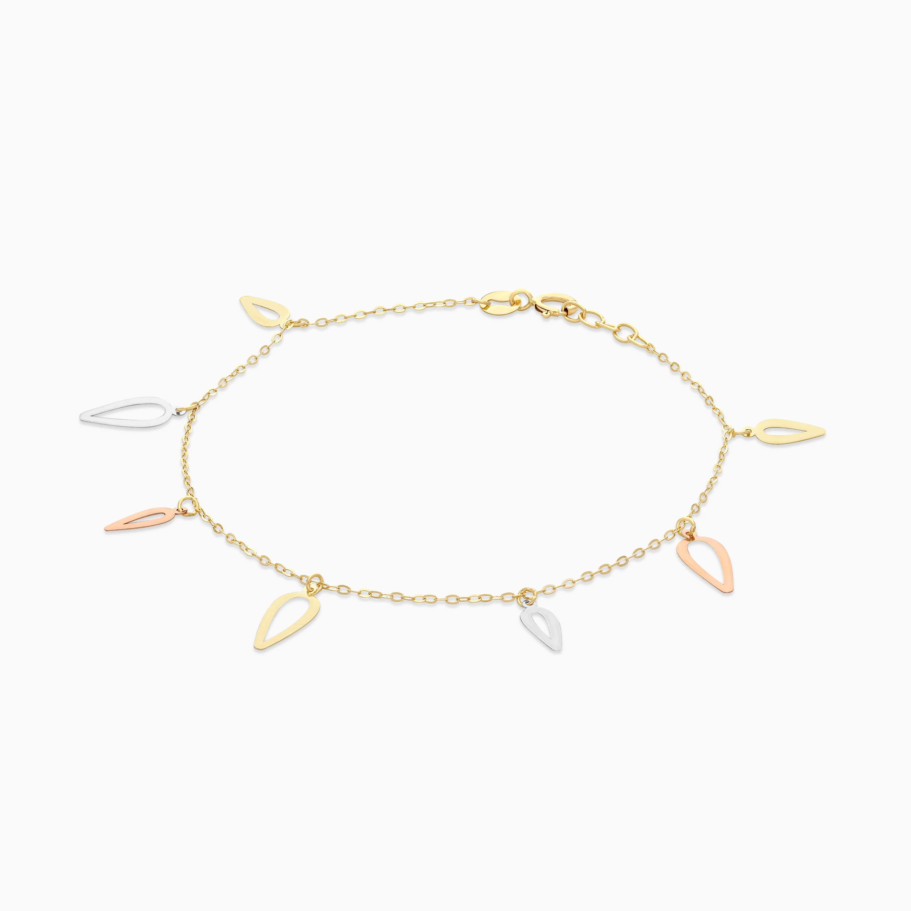 18K Multi-colour Charm Bracelet - Image 2