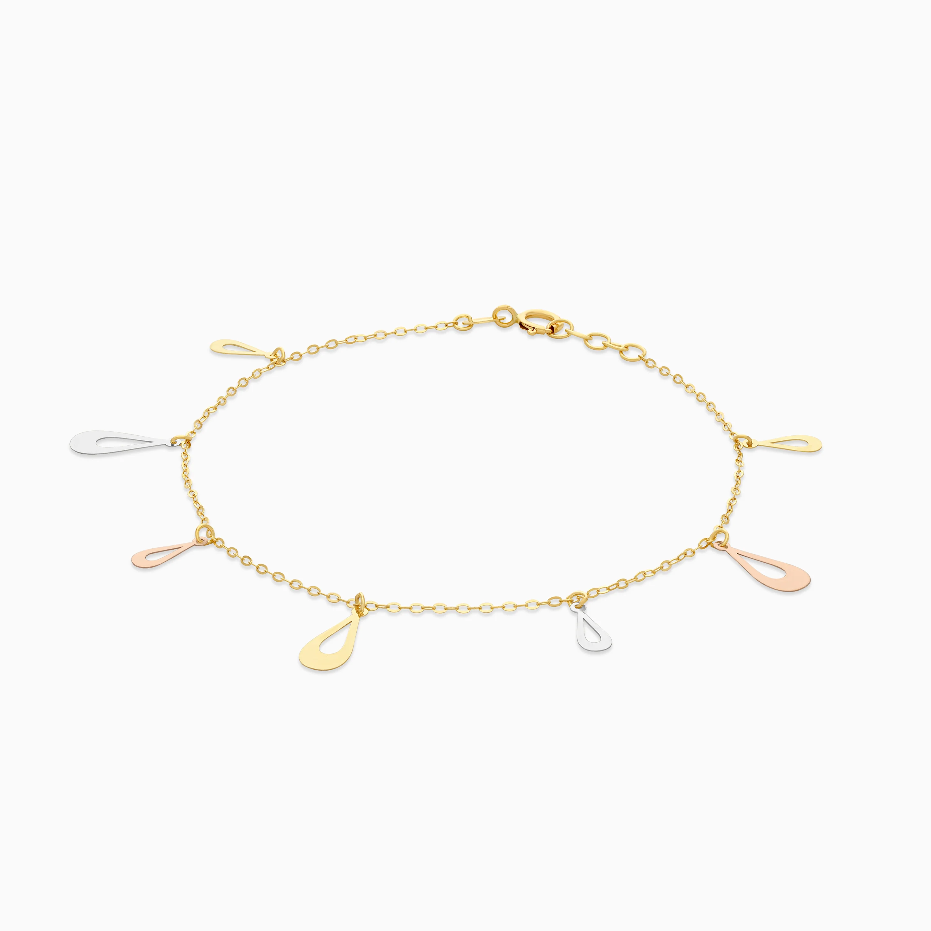 18K Multi-colour Dangling Bracelet - Image 3