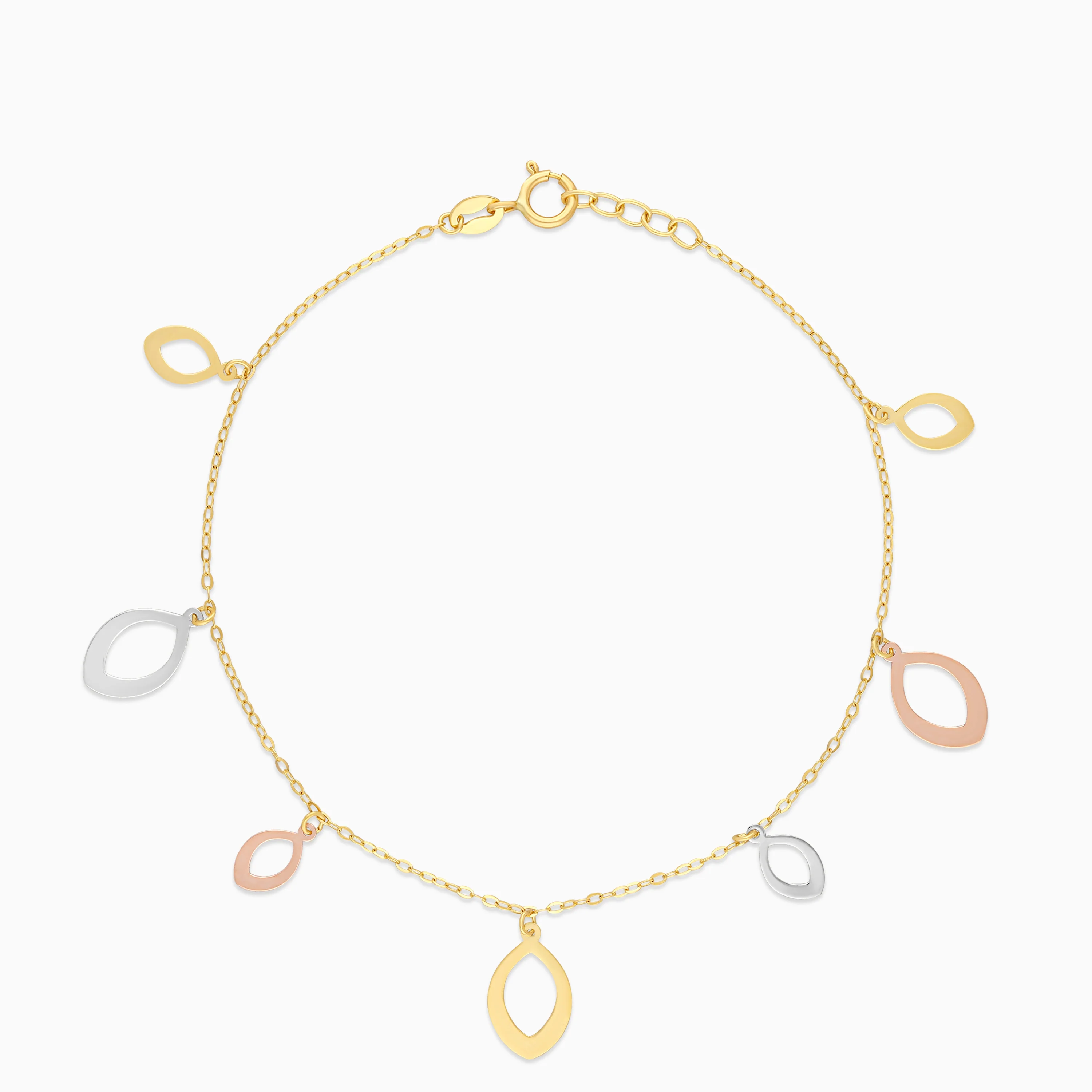 18K Multi-colour Gold Bracelet - Image 2