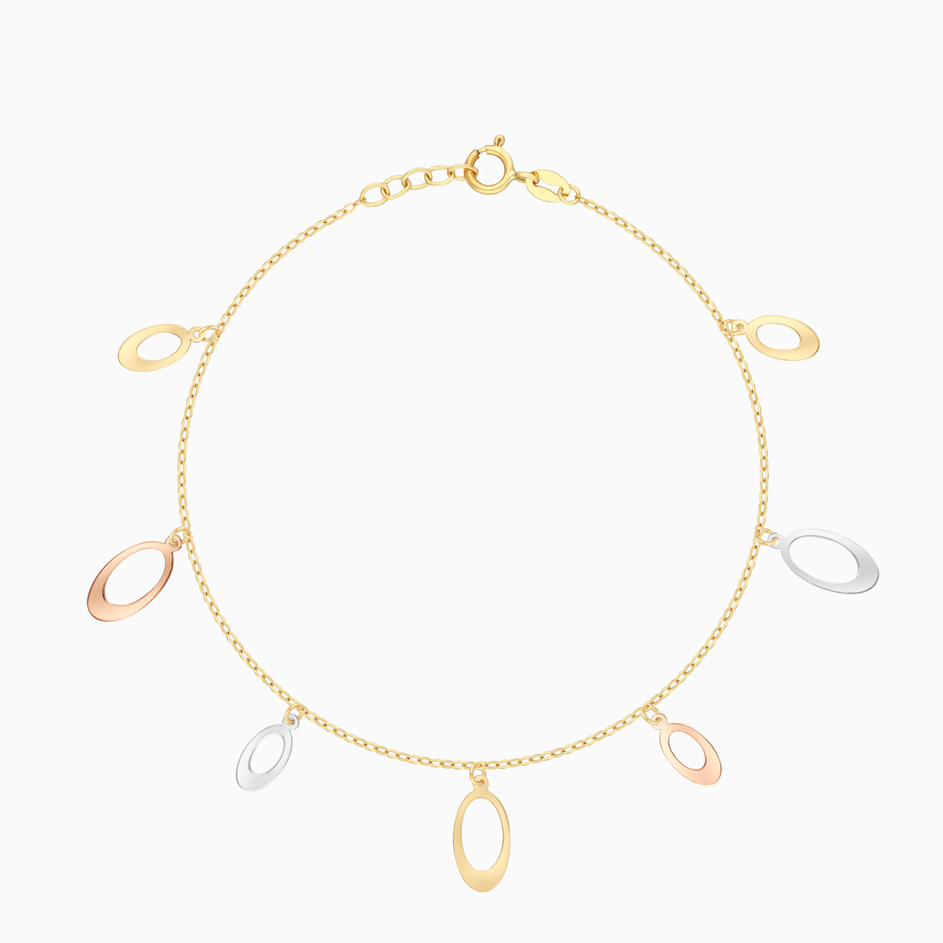 18K Multi Colour Gold Bracelet - Image 2