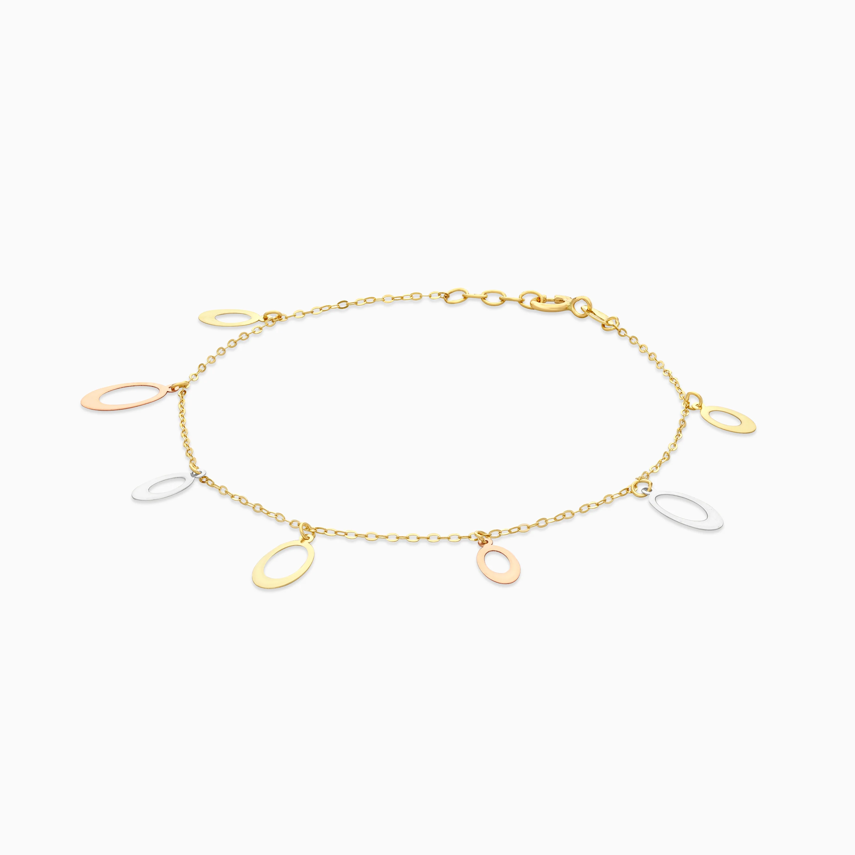 18K Multi Colour Gold Bracelet - Image 3