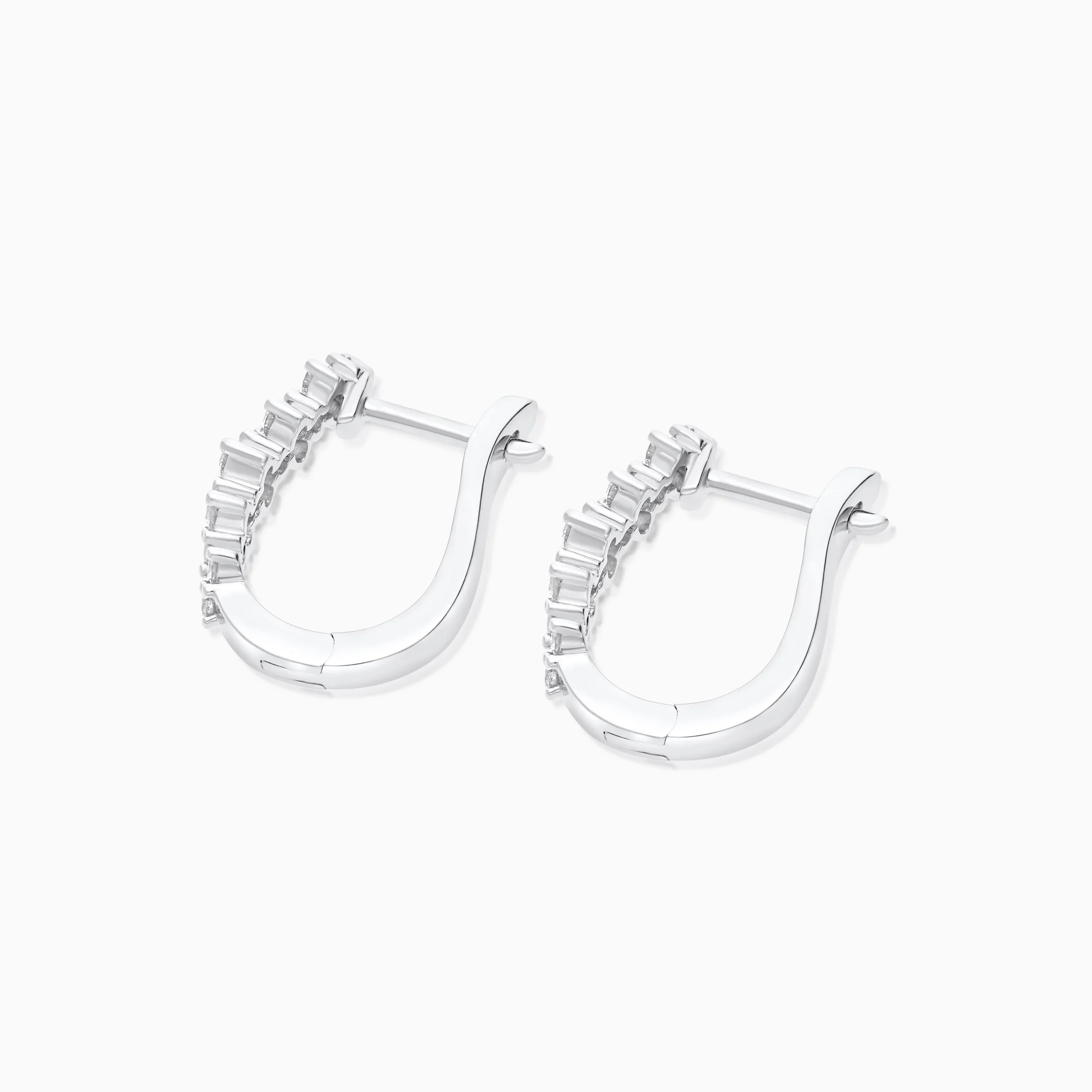 Scala 18k White Gold Diamond Earrings for Weddings - Image 3
