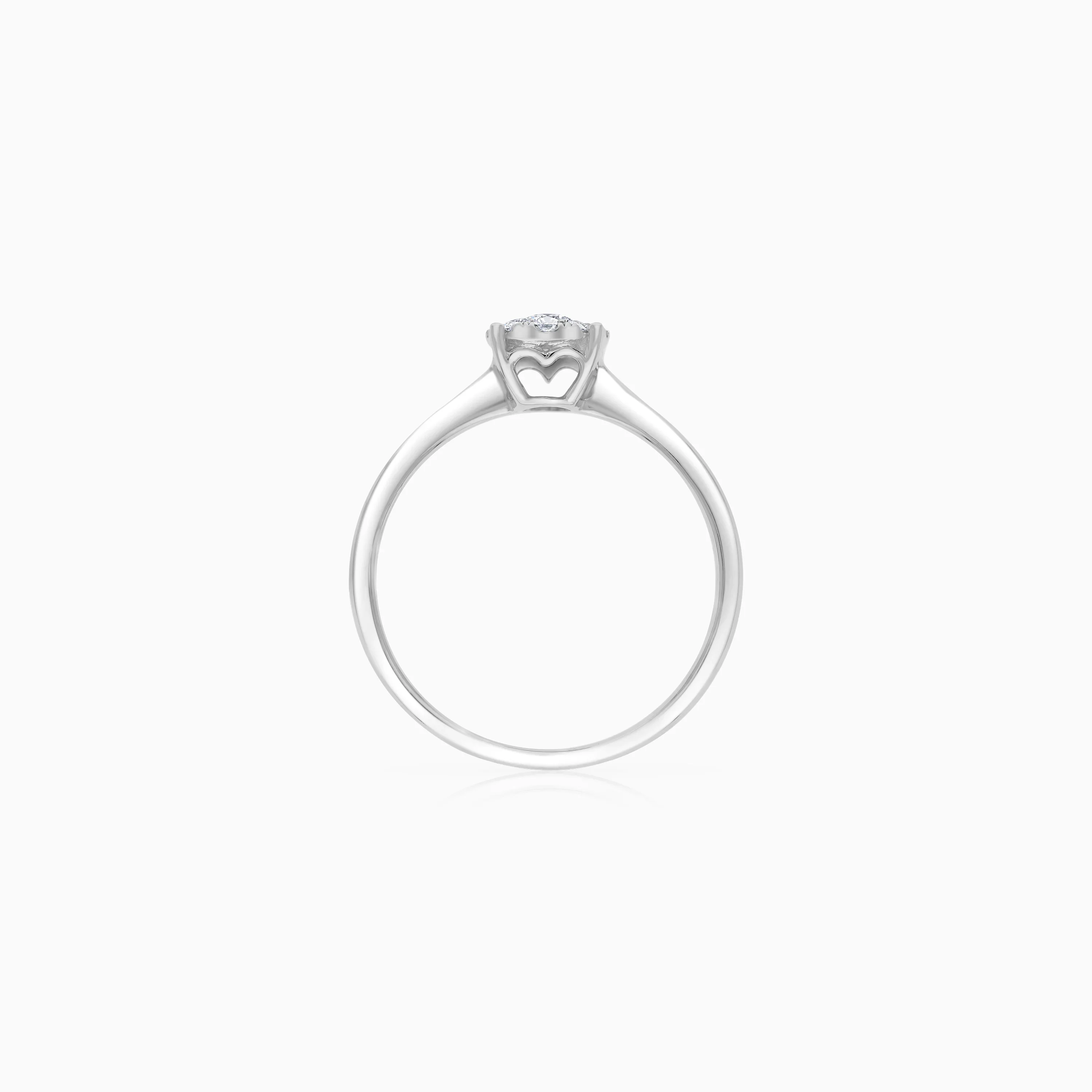 Elegant 18K White Gold Diamond Ring | 365 Collection - Image 4