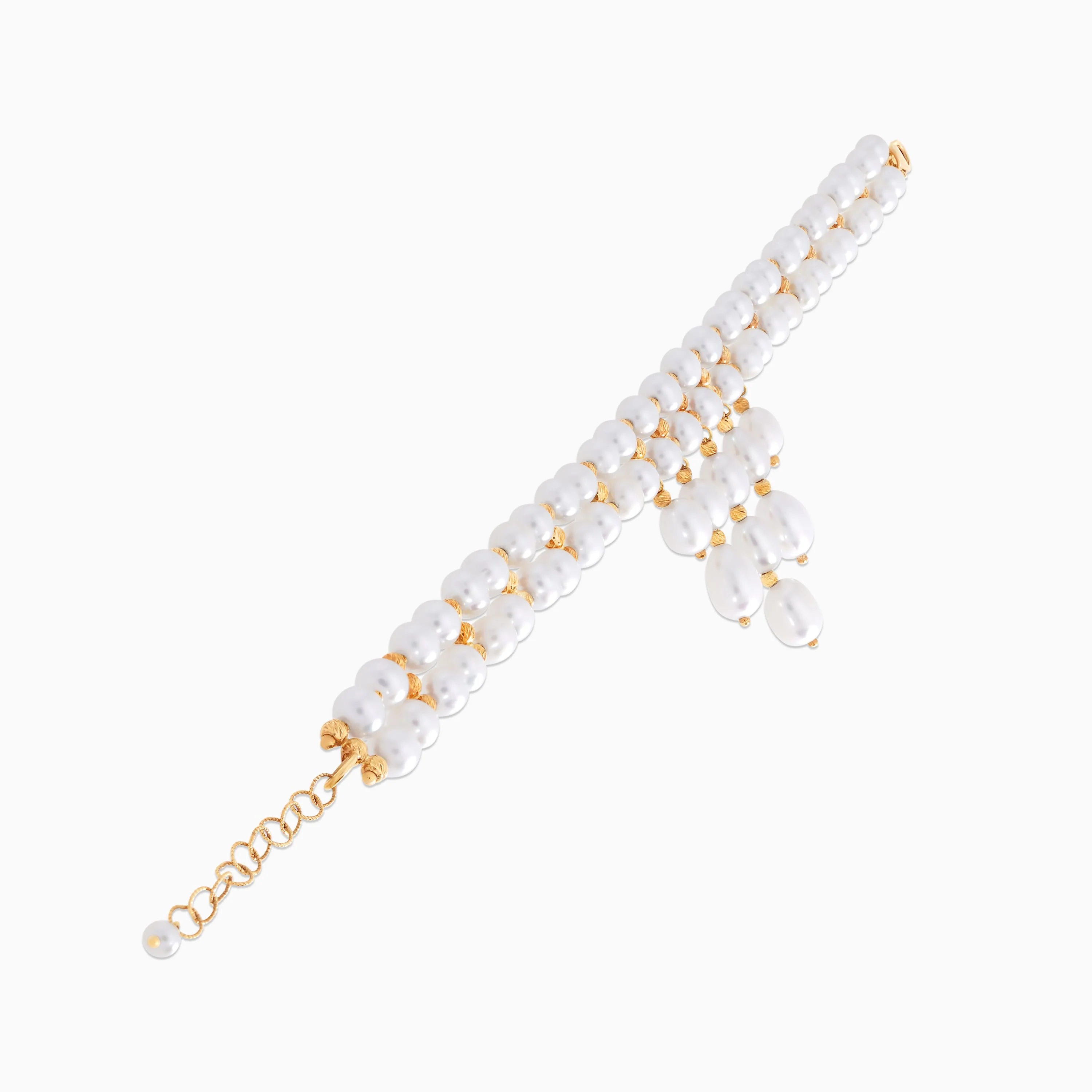 18k Yellow Gold Pearl Bracelet | Danah Collection - Image 3