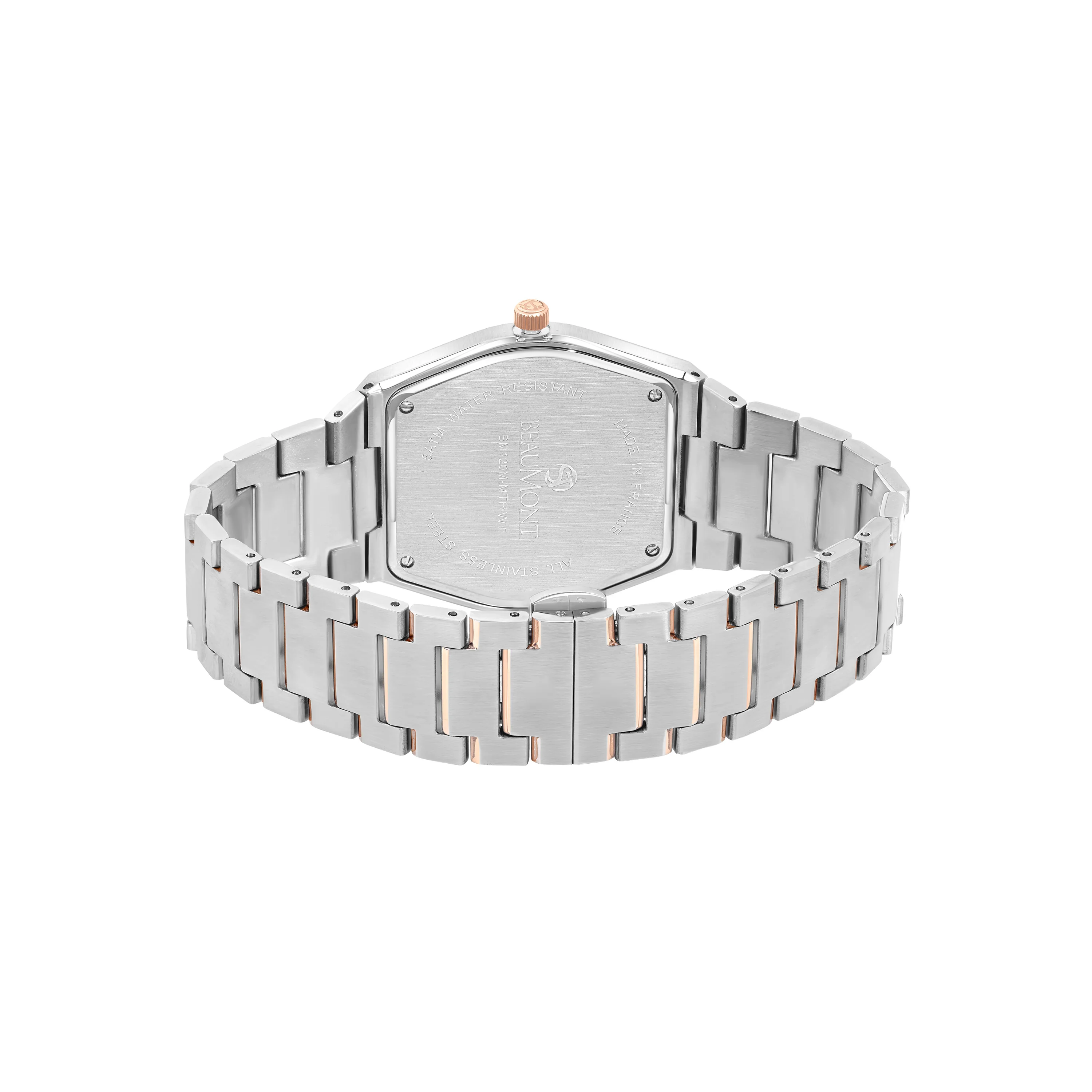 Brown Stainless Steel Quartz Beaumont Gents Watch - Image 3
