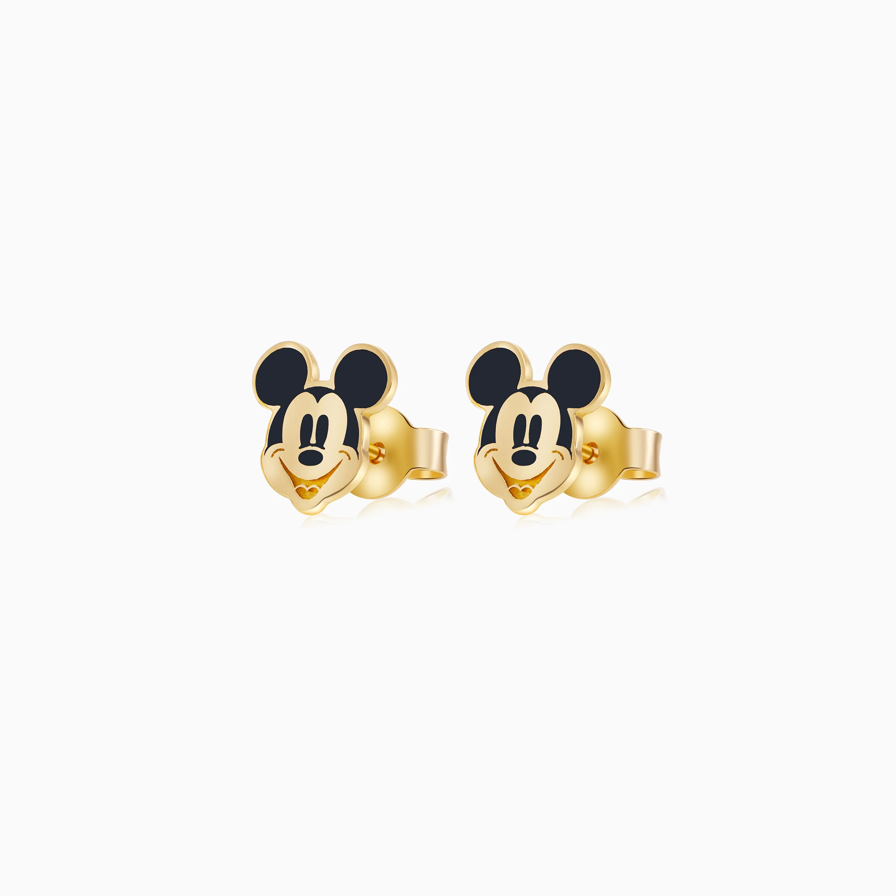 18k Yellow Gold Mickey Mouse Earrings for Kids | Disney Collection - Image 2