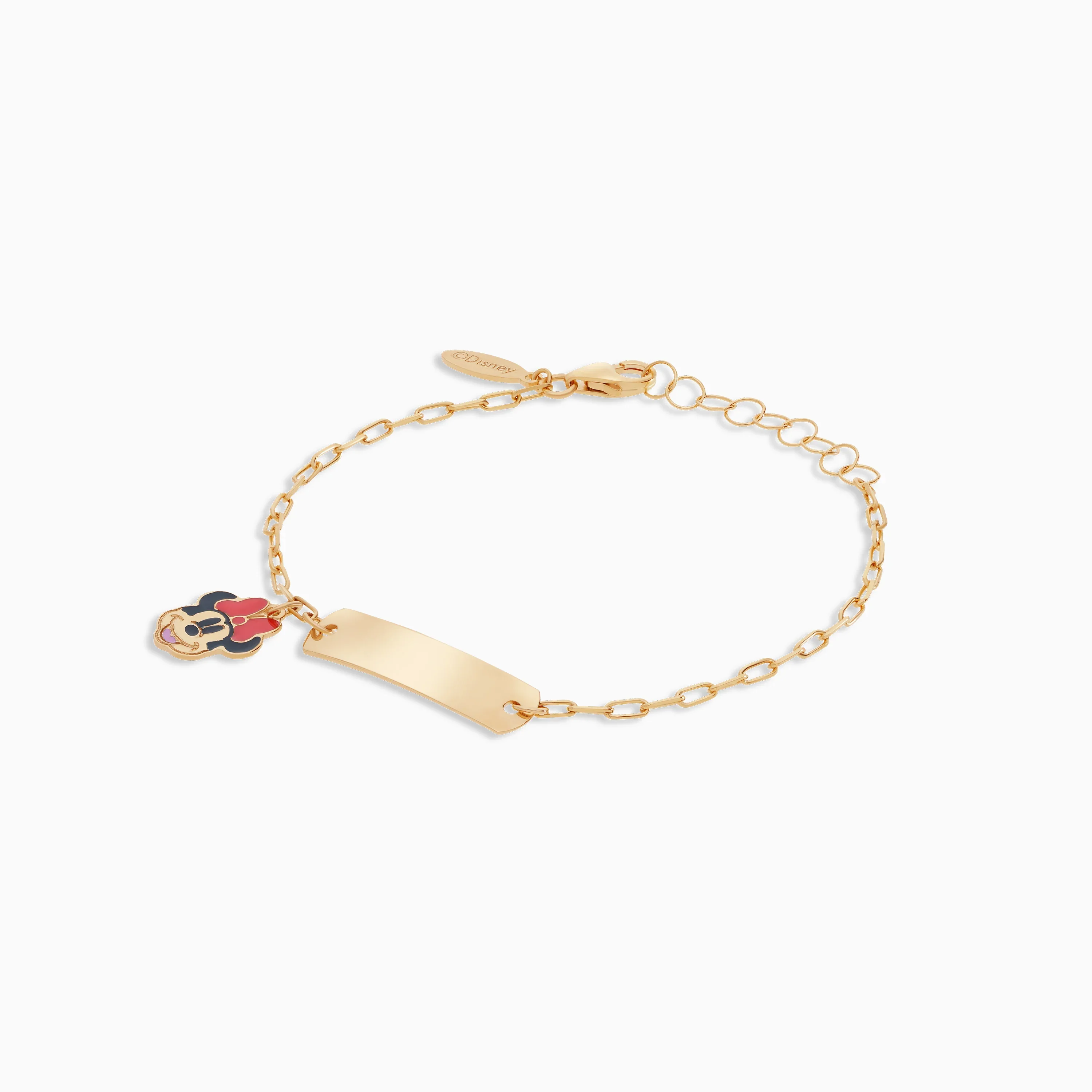 18K Yellow Gold Minnie Mouse Bracelet for Kids | Disney Collection - Image 2