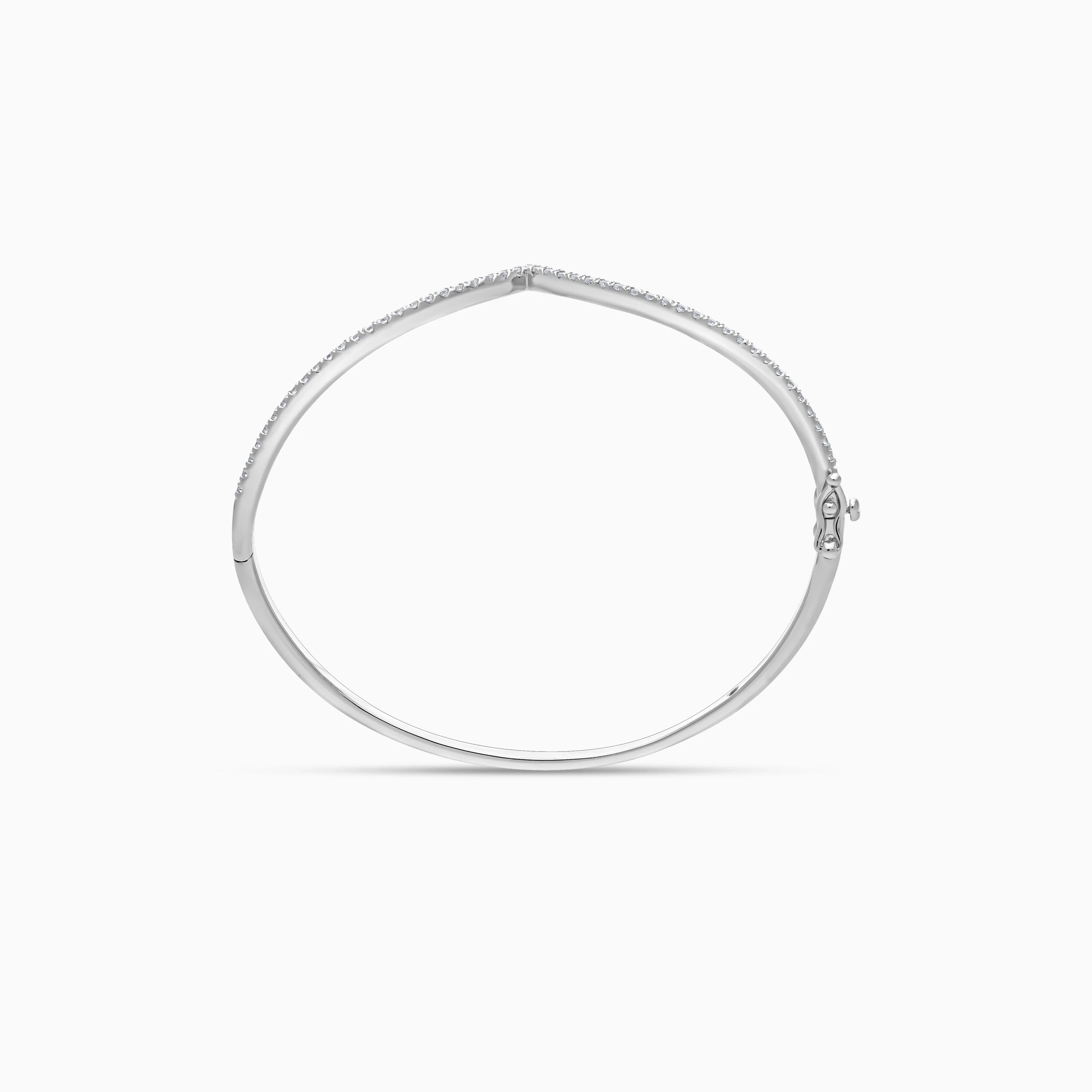 Elegant 18K White Gold Bracelet with Natural Diamonds & Pink Sapphire | 365 Collection - Image 3