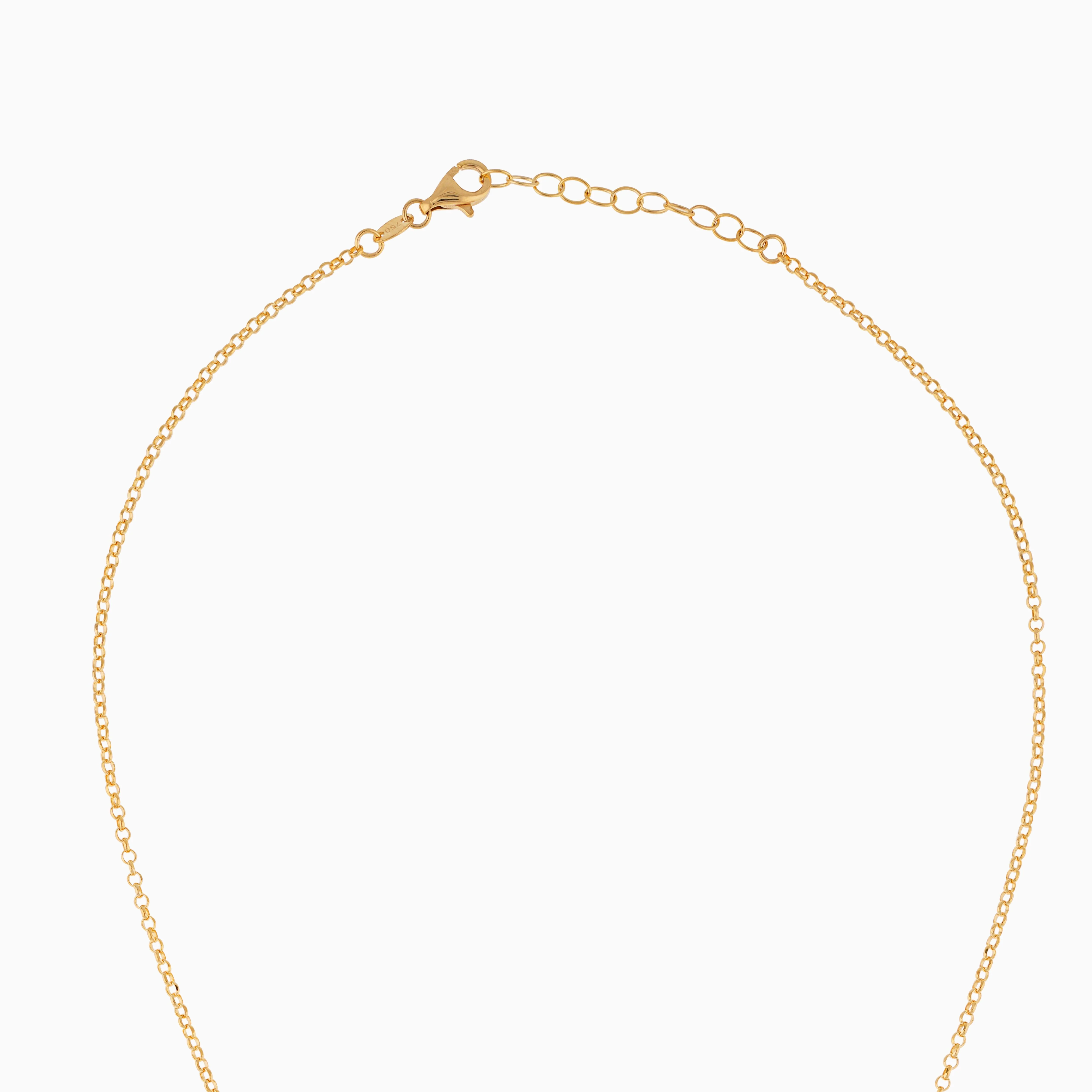 18k YELLOW GOLD NECKLACE FROM FORTUNA COLLECTION - Image 3
