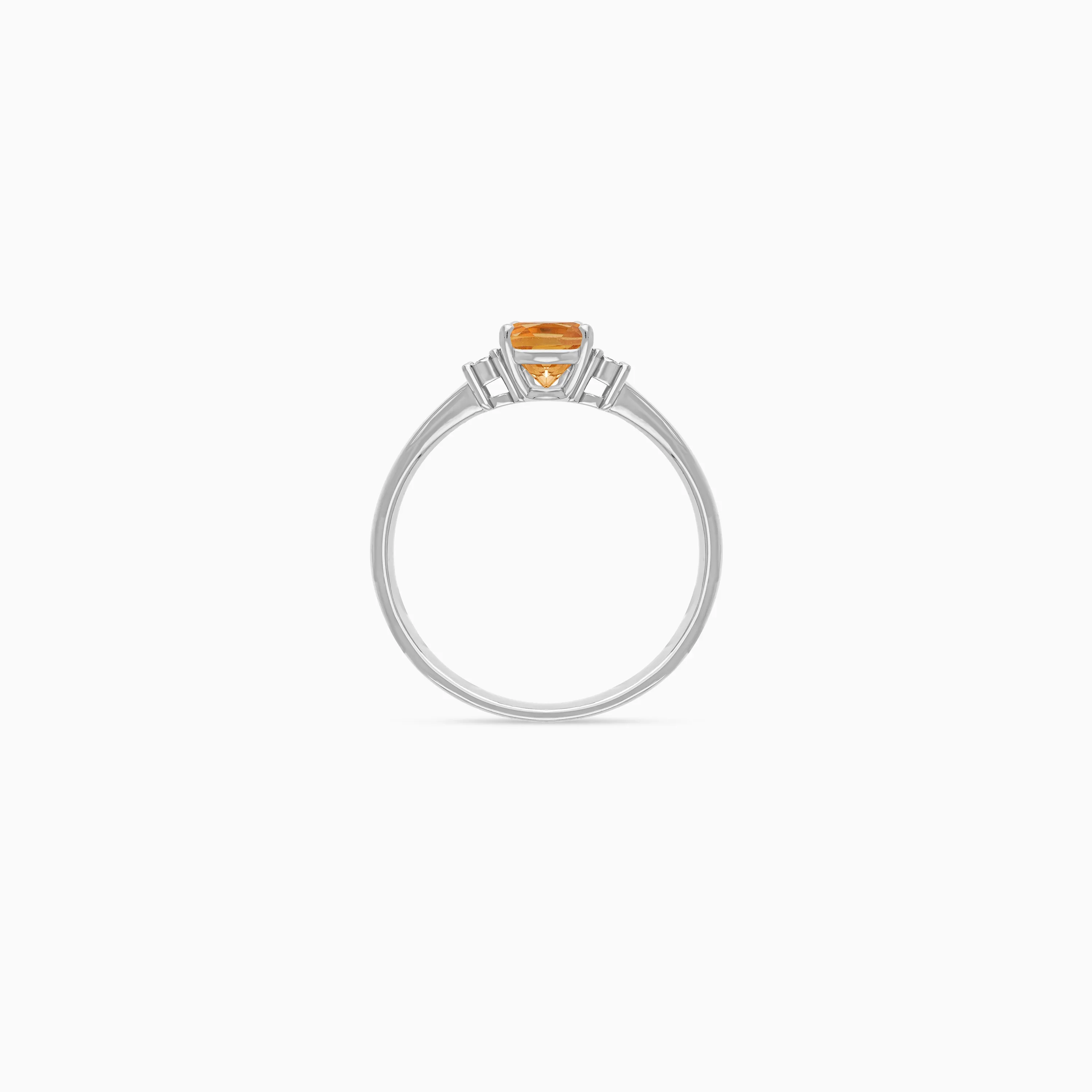 18k Citrine & Natural Diamond Gold Ring | Colour Classic - Image 7