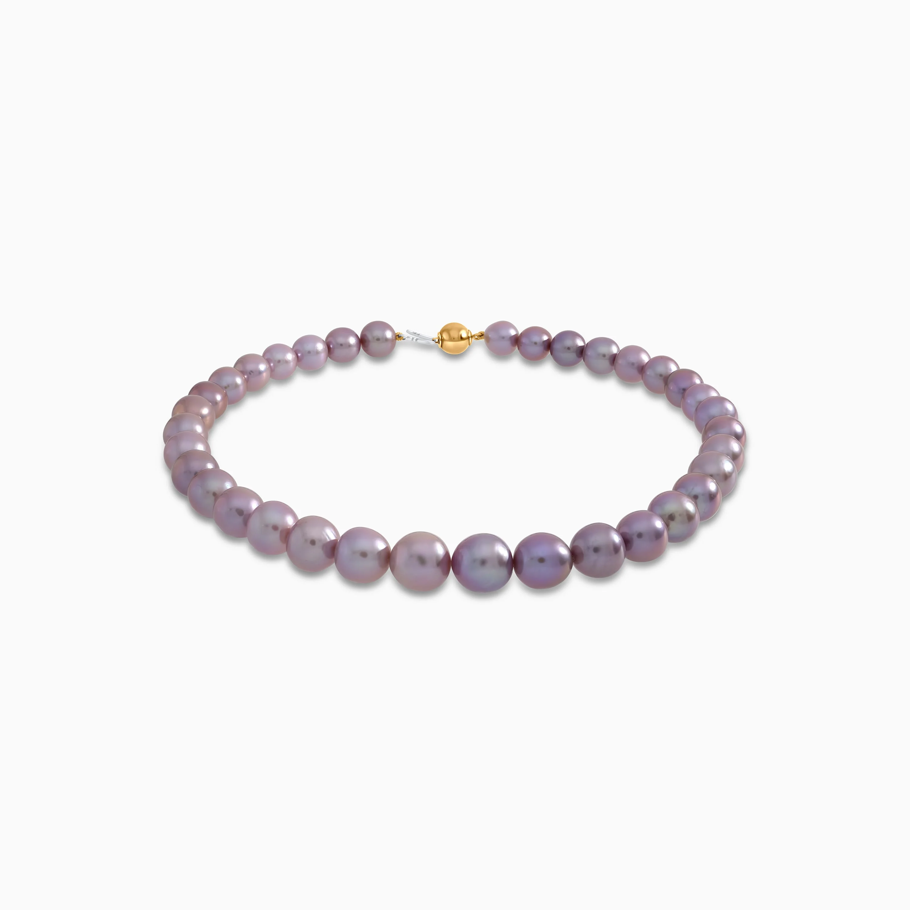 18k Yellow Gold with Lavender Pearl Choker | Danah Collection - Image 3