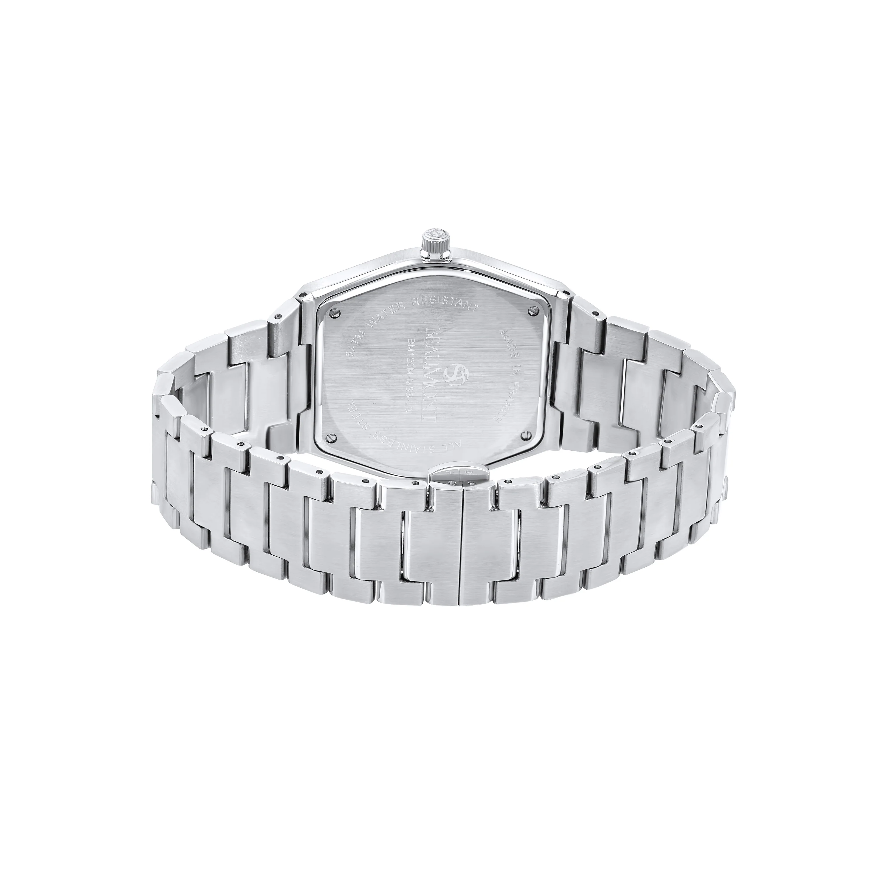 Light Blue Stainless Steel Quartz Beaumont Gents Watch - Image 3