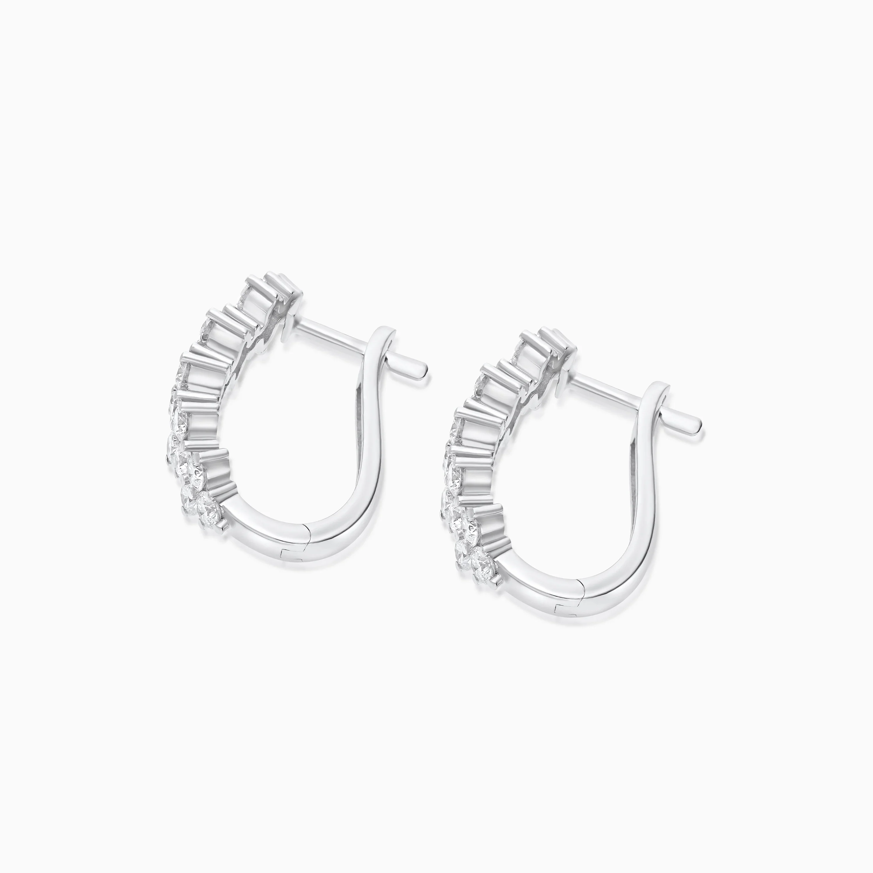 Luxurious White Gold Natural Diamond Earrings – Scala - Image 3