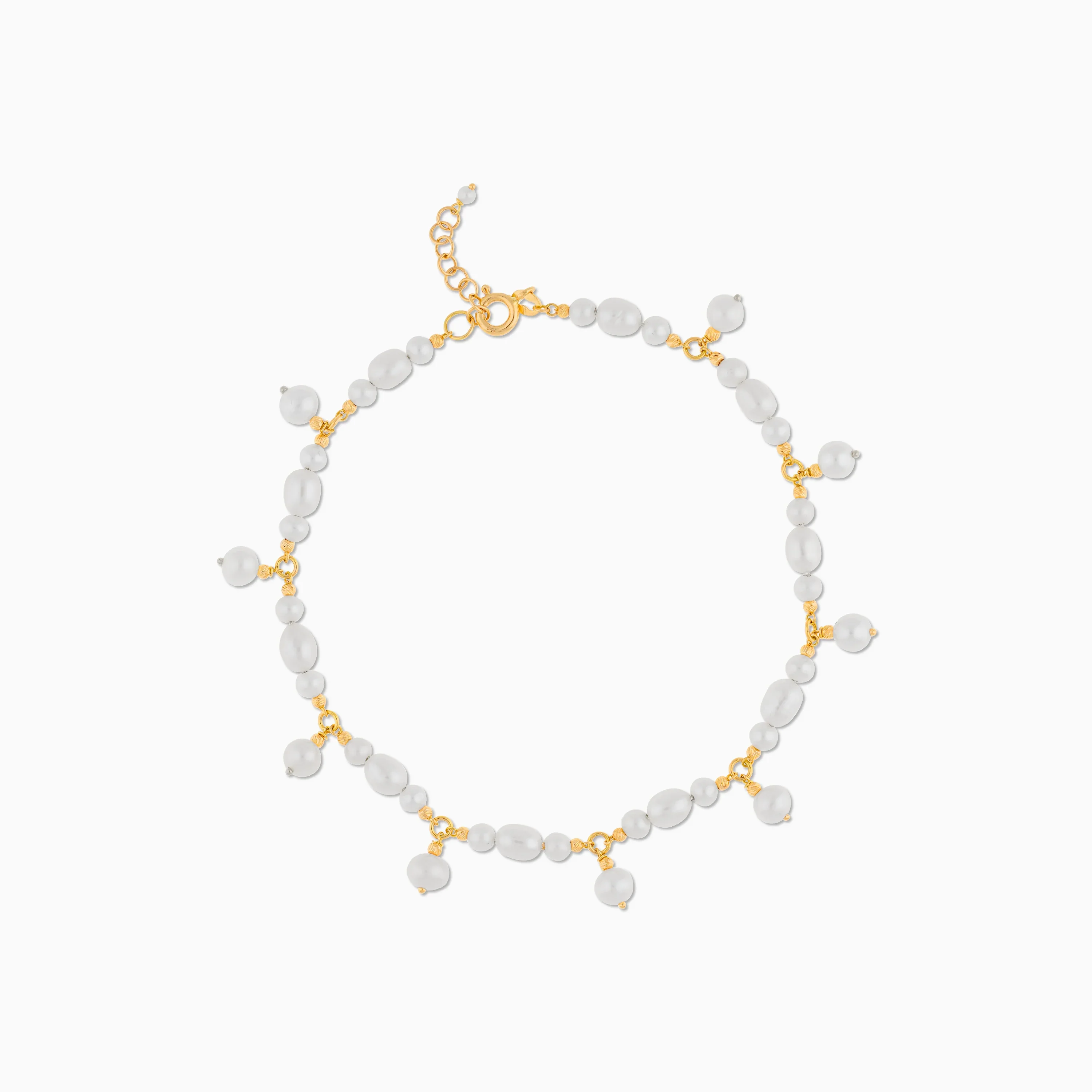 18k Yellow Gold Anklet for Timeless Elegance | Danah Collection - Image 3