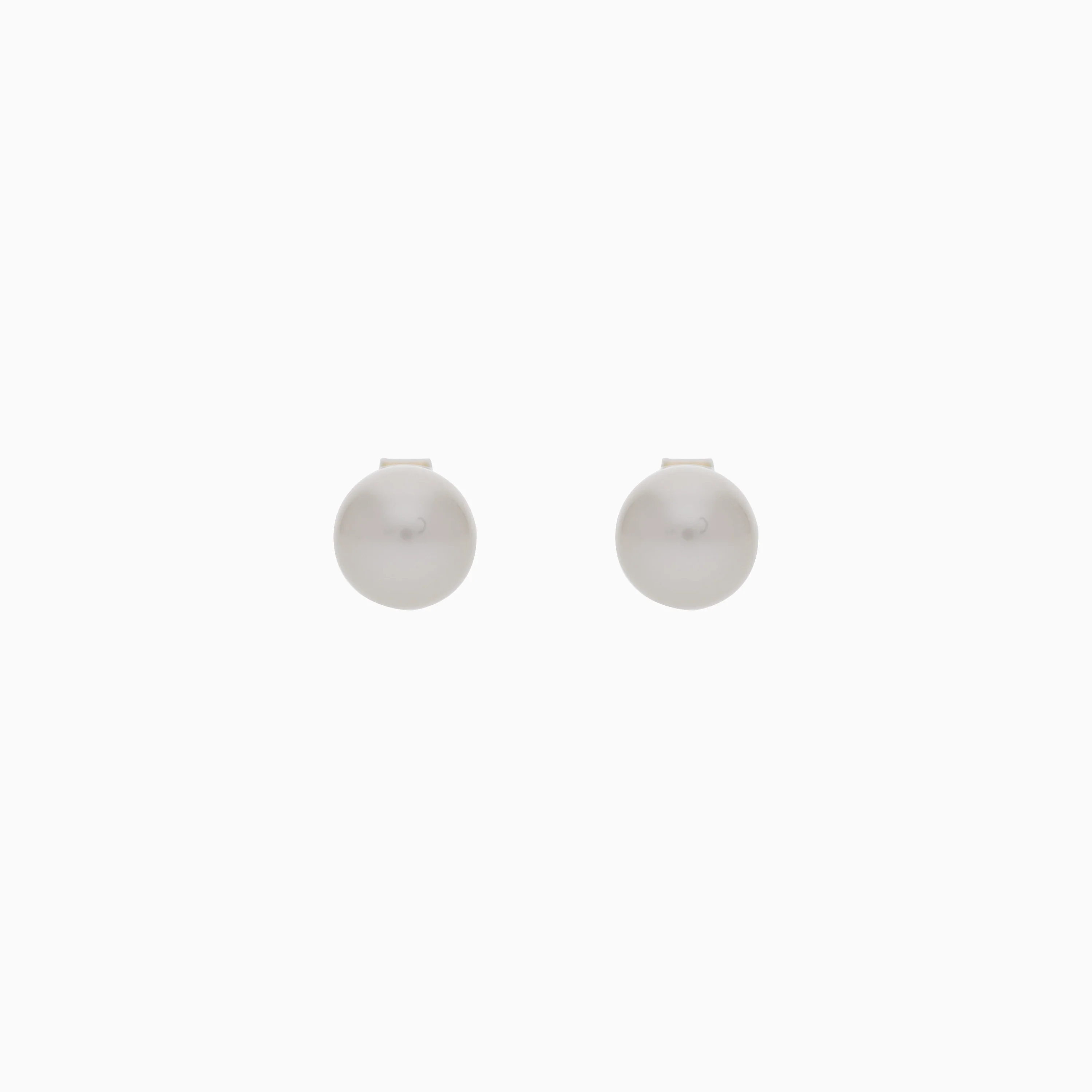 18K Yellow Gold Earrings with a Single Pearl - Danah Collection - Image 4