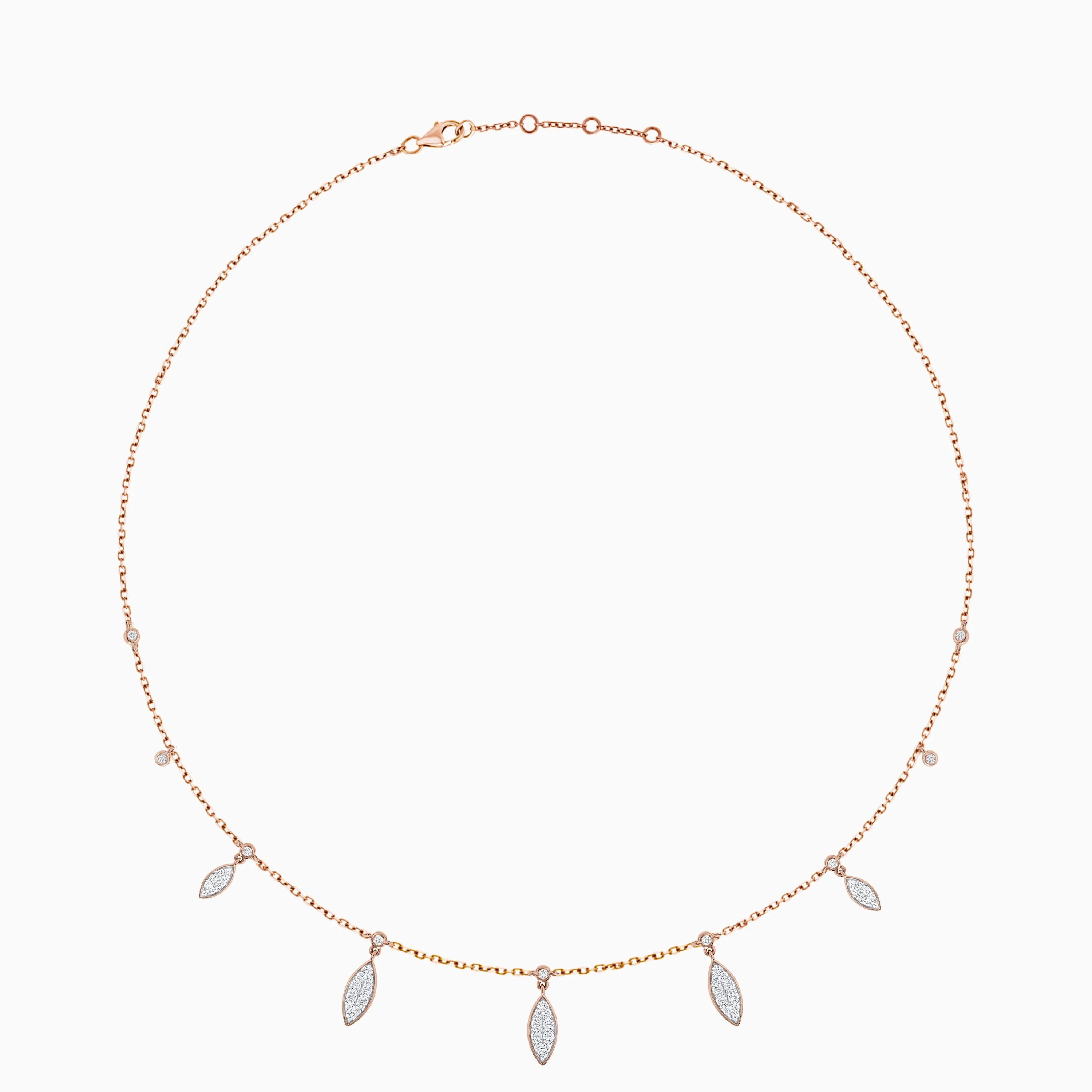 Rose Gold Diamond Choker Necklace | Fine Jewellery - Image 3