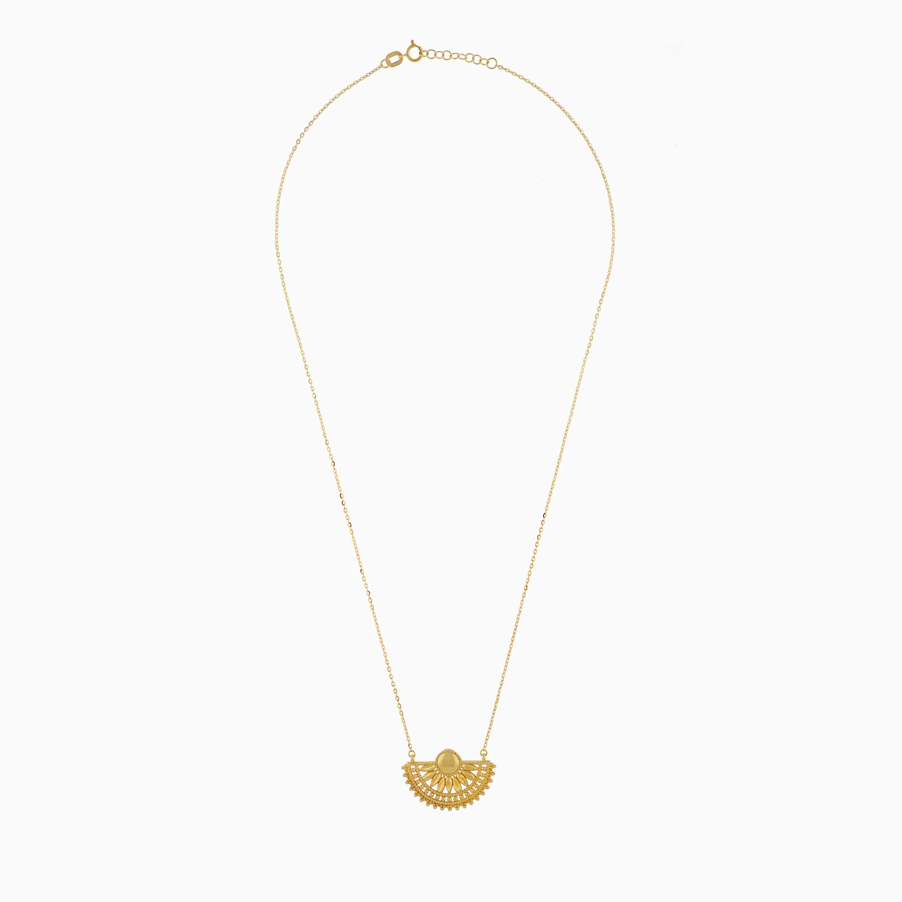 18k yellow gold necklace – shnaf gold collection - Image 4